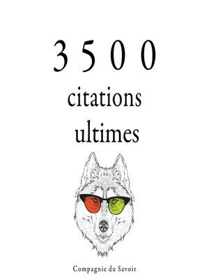 cover image of 3500 citations ultimes
